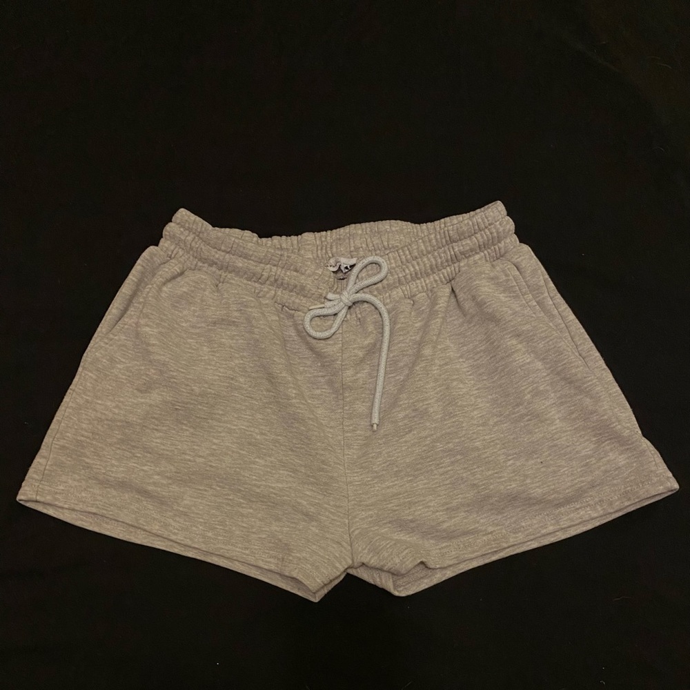 grey sweat shorts